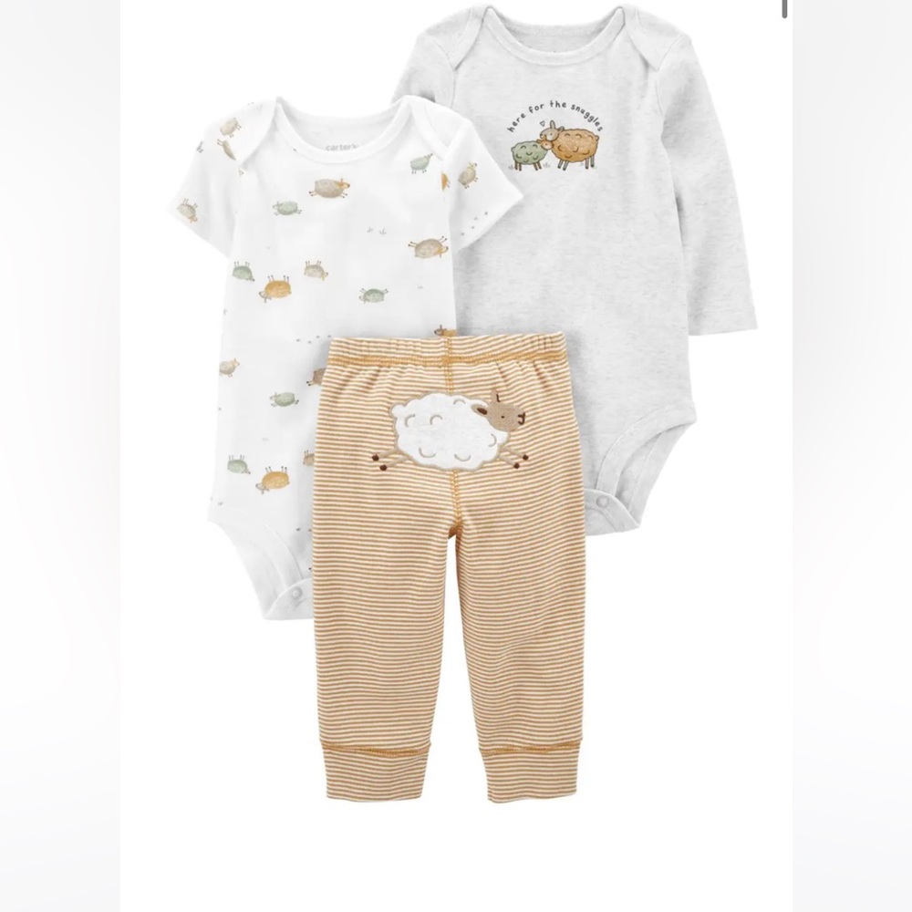 NWOT 3 piece Lamb Set